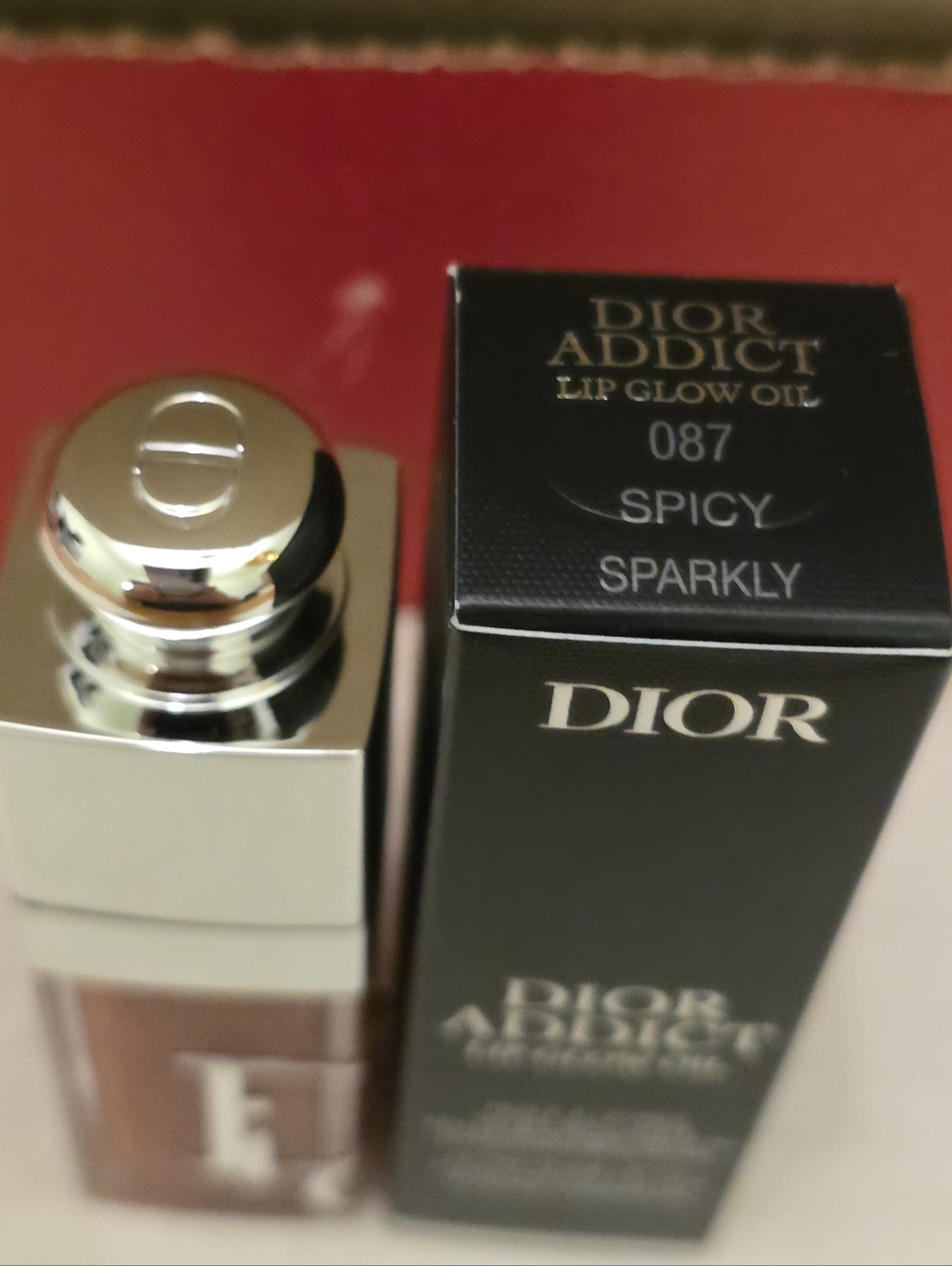 Dior Addict Lip Glow Oil 087 SPICY SPARKLY FINISH. BNIB - Picture 5 of 6